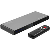 DIGITUS 8K HDMI Switch, 5x1, schwarz