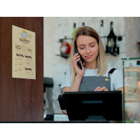 DURABLE Infohalter rPET, DIN A4, selbstklebend, transparent