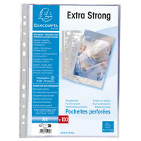 EXACOMPTA Prospekthülle Extra Strong, DIN A4, PP,...