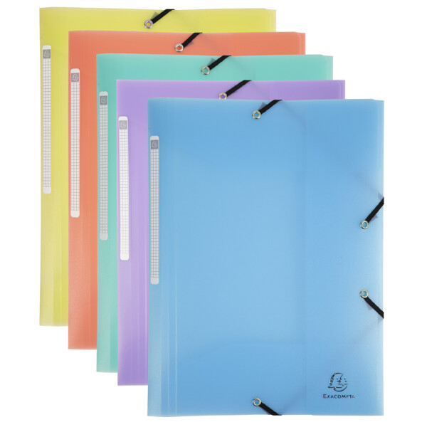 EXACOMPTA Eckspannermappe Chromaline, PP, DIN A4, sortiert