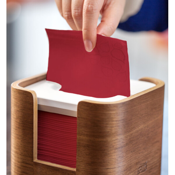 TORK Xpressnap Spender-Servietten, 213 x 165 mm, bordeaux