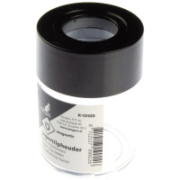 kangaro Klammernspender, rund, transparent schwarz