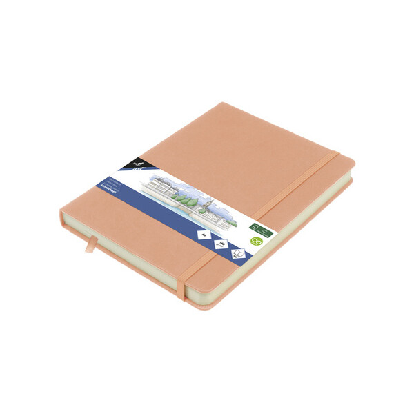 kangaro Skizzenbuch, PU-Hardcover, DIN A6, altrosa