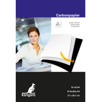 kangaro Durchschreibepapier, DIN A4, 10 Blatt, weiß