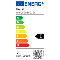 Hansa LED-Tischleuchte "Nimbus", Standfuß, schwarz