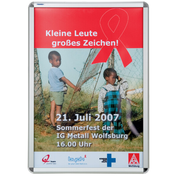 FRANKEN Plakatrahmen DIN A2, 32 mm Rahmenprofil