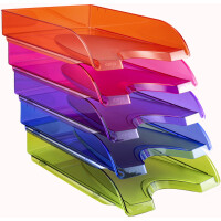 CEP Briefablage HAPPY, DIN A4, farbig sortiert