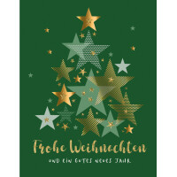 CACTUS Weihnachtskarte "Rote Kerzen"