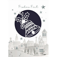 CACTUS Weihnachtskarte "Glocke", Lasercut