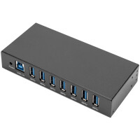 DIGITUS USB 3.0 Hub Industrial Line, 7-Port, schwarz