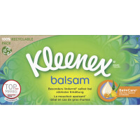Kleenex Taschentücher Balsam, 4-lagig, weiß,...