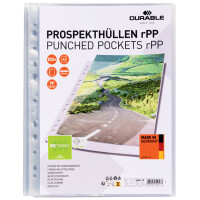 DURABLE Prospekthülle PREMIUM, DIN A4, rPP, transparent