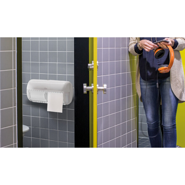 TORK Toilettenpapier, 2-lagig, weiß, Großpackung