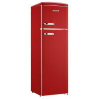SEVERIN Retro-Kühl- Gefrierkombination RKG 8983, rot