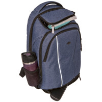 WEDO Notebook-Rucksack College mit Komfortausstattung, grau