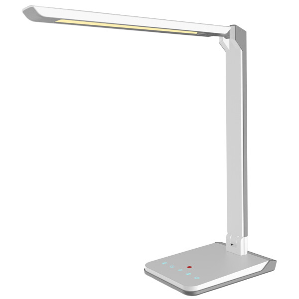 Hansa LED-Tischleuchte "Lumina", Standfuß, metallic grau