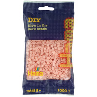 Hama Bügelperlen midi, leuchtrot, im Beutel