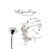 CACTUS Trauerkarte "Fliegende Pusteblumen"