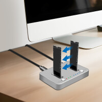 LogiLink SSD Docking Station mit Offline-Klonfuntion, USB-C