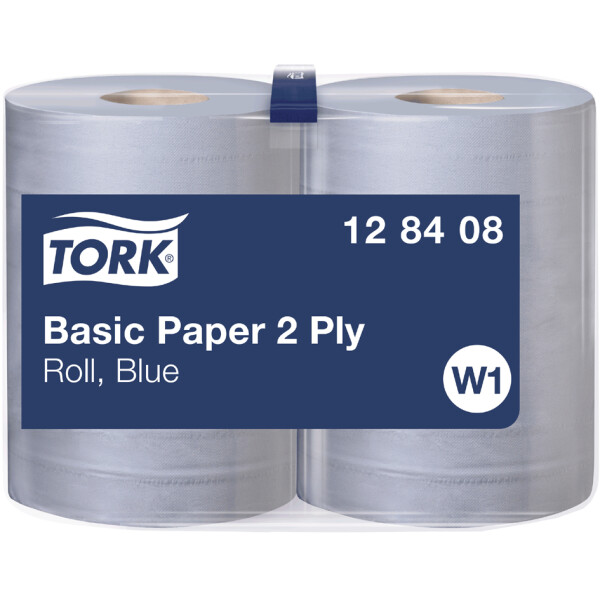 TORK Mehrzweck-Putzrolle, 2-lagig, blau, 340 m