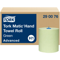 TORK Matic Handtuchrolle, 2-lagig, grün, 150 m