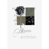 CACTUS Trauerkarte "Baum mit goldenen...