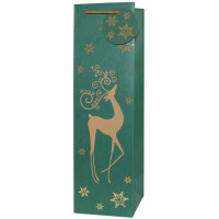 CACTUS Weihnachts-Flaschentüte "Tannenzweige"