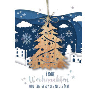 CACTUS Weihnachtskarte "Tannenbaum", mit...