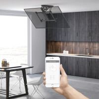 LogiLink Elektrische TV-Deckenhalterung, mit App