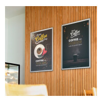 DURABLE Plakatrahmen, DIN A2, 25 mm Profil, Aluminium