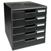 EXACOMPTA Schubladenbox MODULO A4, 10 Schübe, harlekin
