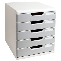 EXACOMPTA Schubladenbox MODULO A4, 10 Schübe, harlekin