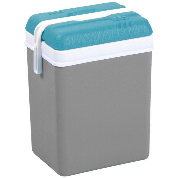 EDA Kühlbox, Kunststoff, 15 Liter, grau lagunenblau