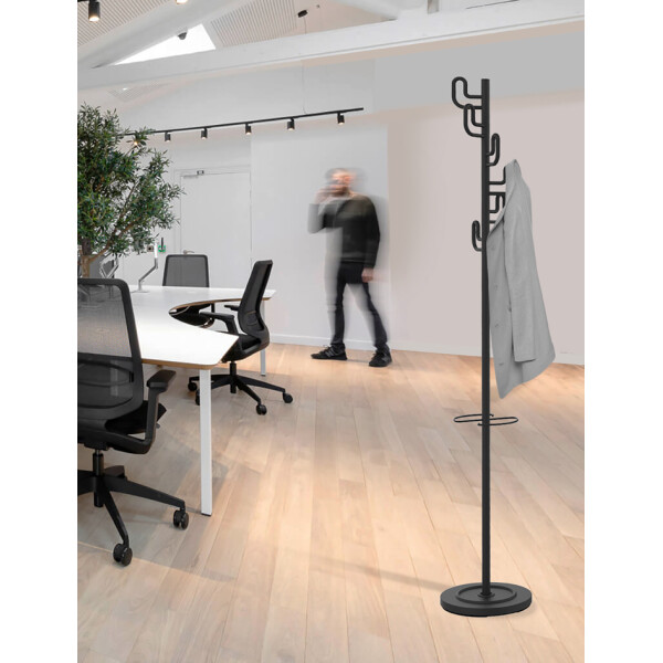 UNiLUX Garderobenständer CALIFORNIA, Höhe: 1.750 mm, schwarz