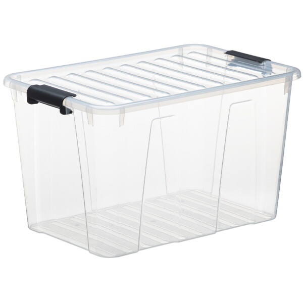 plast team Aufbewahrungsbox HOME BOX, 52 Liter, transparent