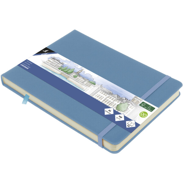 kangaro Skizzenbuch, PU-Hardcover, DIN A5 quer, altrosa