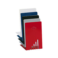 WEDO Buchstütze (B)140 x (T)140 x (H)85 mm, weiß