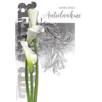 CACTUS Trauerkarte "Callas"