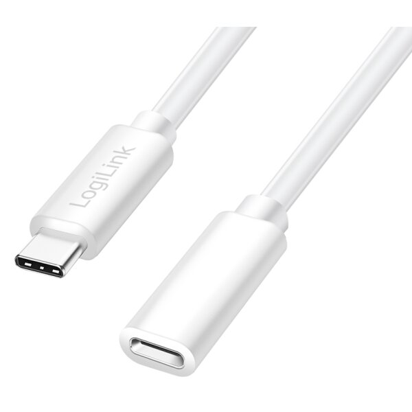 LogiLink USB 2.0 Verl&auml;ngerungskabel, wei&szlig;, 3,0 m