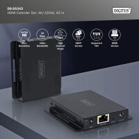 DIGITUS 4K HDMI Extender Set, 120Hz, 40 m