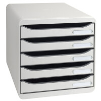 EXACOMPTA Schubladenbox BIG-BOX PLUS, 5 Schübe,...