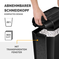Fellowes Aktenvernichter Powershred LX65, weiß