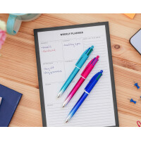 BIC Druckkugelschreiber 4 Colours Smooth Gradient, S