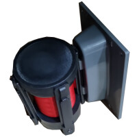 EUROPEL Absperrband für Wandmontage, rot