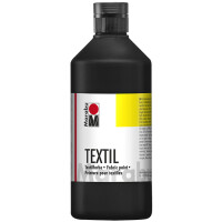 Marabu Textilfarbe "Textil", schwarz, 500 ml,...