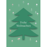 CACTUS Mini-Weihnachtskarte "Tannenbaum"