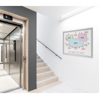 DURABLE Plakatrahmen, DIN A1, 25 mm Profil, Aluminium