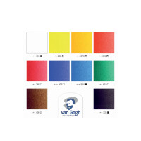 ROYAL TALENS Van Gogh Holzkoffer-Set Acrylfarben Basic