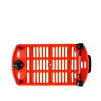 METO Einkaufskorb mit Tragegriffen, 28 Liter, rot