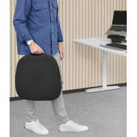 Fellowes Keilkissen Breyta, schwarz